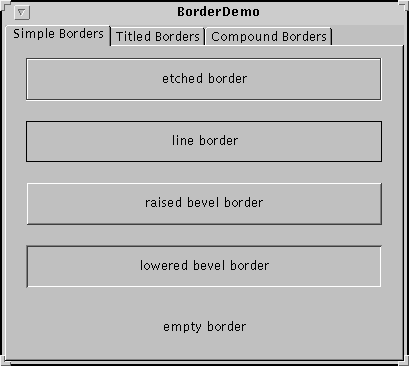 BorderDemo: Simple Borders